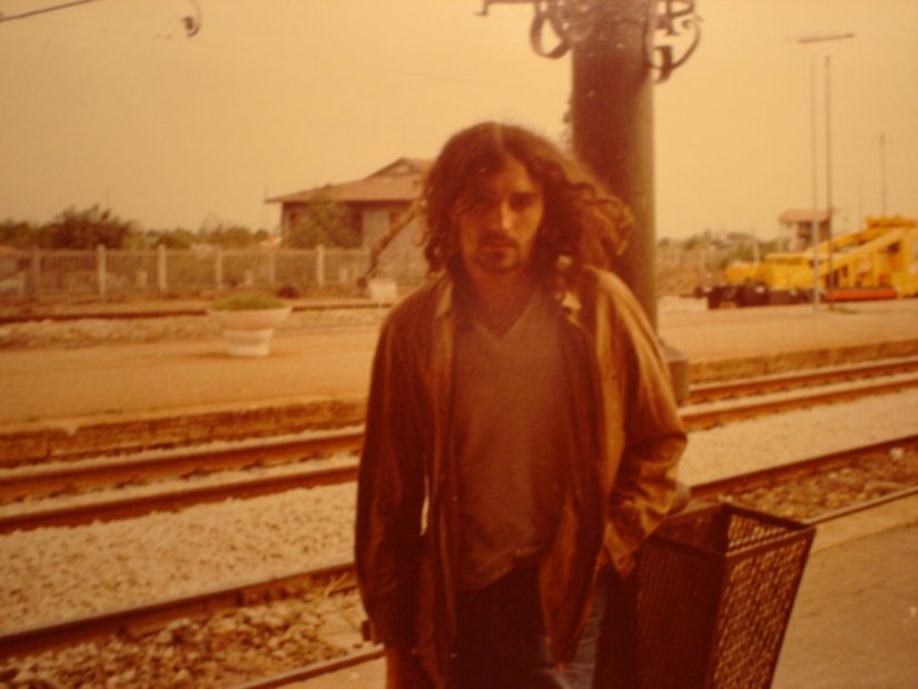 Franco negli anni ’70 (Stazione di Albenga)